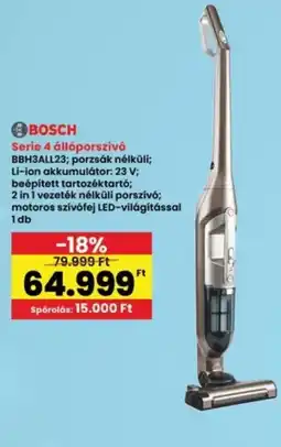 Interspar Bosch Serie 4 állóporszívó ajánlat