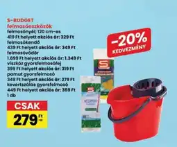 Interspar S-BUDGET felmosóeszközök ajánlat