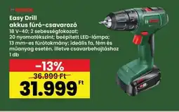 Interspar BOSCH Easy Drill akkus fúró-csavarozó ajánlat