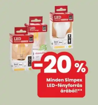 Interspar Simpex LED-fényforrás ajánlat