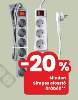 Interspar Simpex elosztó árából ajánlat