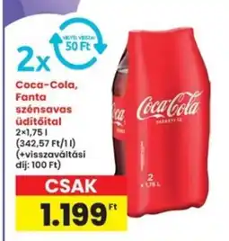 Interspar Coca-Cola, Fanta szénsavas üdítőital ajánlat