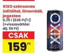 Interspar XIXO szénsavas üdítőital, limonádé, jegestea ajánlat