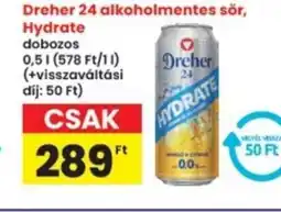 Interspar Dreher 24 alkoholmentes sör, Hydrate ajánlat