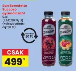 Interspar San Benedetto Succoso gyümölcsital ajánlat