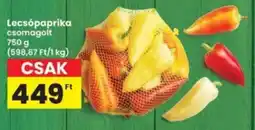 Interspar Lecsópaprika csomagolt ajánlat