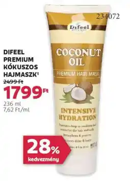Rossmann Difeel Premium Kókuszos hajmaszk ajánlat