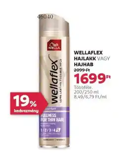 Rossmann Wellaflex hajlakk / hajhab ajánlat