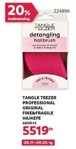 Rossmann Tangle Teezer Professional Original fine&fragile hajkefe ajánlat