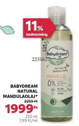 Rossmann Babydream natural mandulaolaj ajánlat