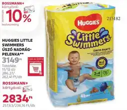 Rossmann Huggies Little Swimmers úszó nadrág- pelenka ajánlat