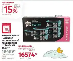 Rossmann Tommee Tippee használt rendszerhez utántöltő zsák ajánlat