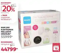 Rossmann Mam 2in1 Elektromos mellszívó készülék ajánlat