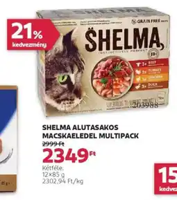Rossmann Shelma alutasakos macskaeledel multipack ajánlat