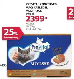 Rossmann Prevital konzerves macskaeledel multipack ajánlat
