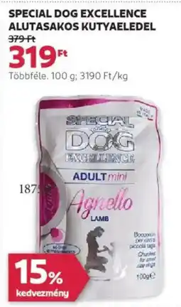 Rossmann Special Dog Excellence alutasakos kutyaeledel ajánlat