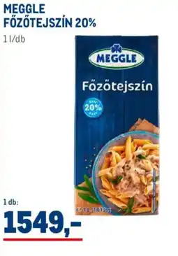 Metro Meggle főzőtejszín 20% ajánlat