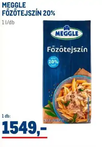 Metro Meggle főzőtejszín 20% ajánlat