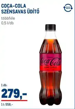 Metro Coca-Cola szénsavas üdítő ajánlat
