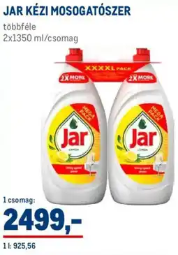 Metro Jar kézi mosogatószer ajánlat