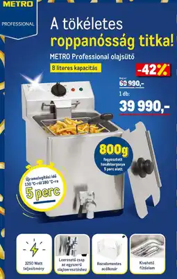 Metro METRO Professional olajsütő ajánlat