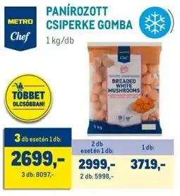 Metro Metro Chef Panírozott csiperke gomba ajánlat