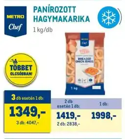 Metro Metro Chef Panírozott hagymakarika ajánlat