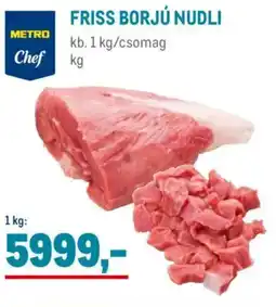 Metro Metro Chef Friss borjú nudli ajánlat