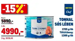 Metro Metro Chef Tonhal sós lében ajánlat