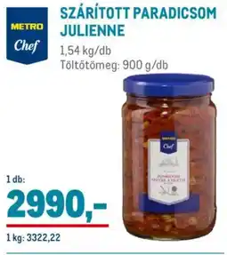 Metro Metro Chef szárított paradicsom Julienne ajánlat