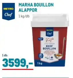 Metro Metro Chef marha bouillon alappor ajánlat