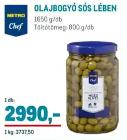 Metro Metro Chef olajbogyó sós lében ajánlat