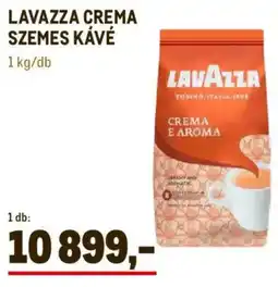 Metro Lavazza Crema szemes kávé ajánlat