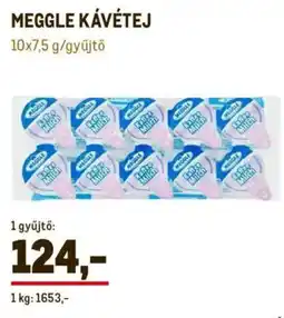 Metro Meggle kávétej ajánlat