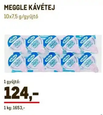 Metro Meggle kávétej ajánlat