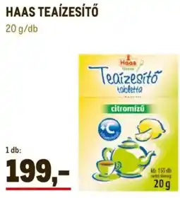 Metro Haas teaízesítő ajánlat