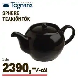 Metro Tognana sphere teakiöntők ajánlat
