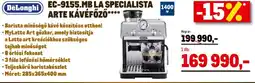 Metro DeLonghi EC-9155.MB La Specialista arte kávéfőző ajánlat