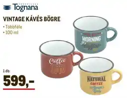 Metro Tognana vintage kávés bögre ajánlat