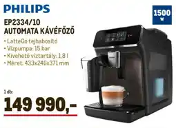 Metro Philips EP2334/10 automata kávéfőző ajánlat