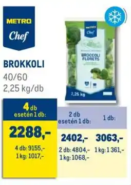Metro Metro Chef brokkoli ajánlat