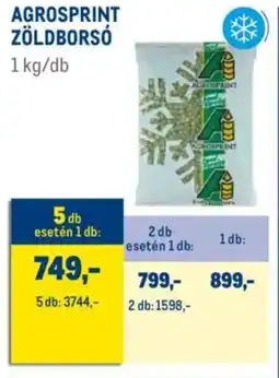 Metro Agrosprint zöldborsó ajánlat