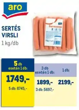 Metro Aro sertés virsli ajánlat