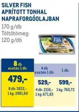 Metro Silver Fish aprított tonhal napraforgóolajban ajánlat