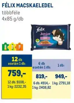 Metro Félix macskaeledel ajánlat