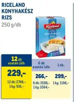 Metro Riceland konyhakész rizs ajánlat