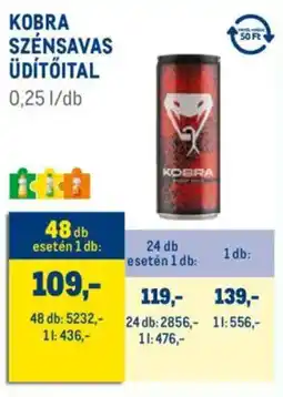 Metro Kobra szénsavas üdítőital ajánlat