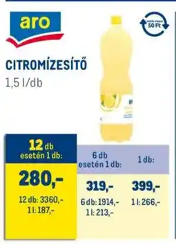 Metro Aro citromízesítő ajánlat