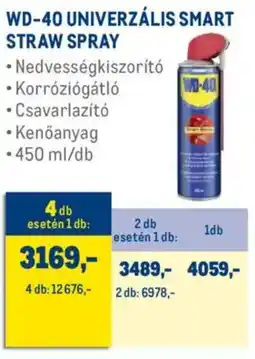 Metro WD-40 Univerzális Smart Straw spray ajánlat