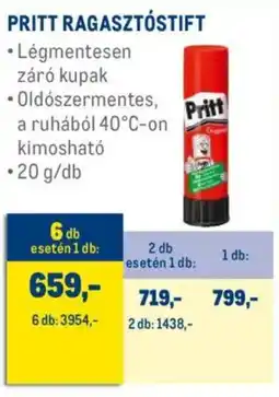 Metro Pritt ragasztóstift ajánlat